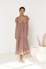 Bailey Lace Dress in Rose FINAL SALE