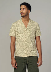 CAMP COLLAR PRINTED SHIRT