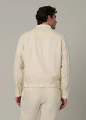 LINEN ZIP JACKET
