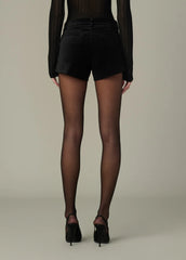 THE MINI VELVET TROUSER SHORT