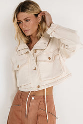 Cooper Cropped Denim Jacket FINAL SALE