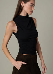 THE DOVE DRAPED SLEEVELESS TOP