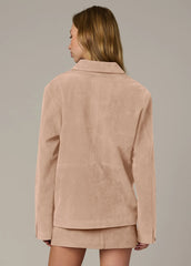 THE VEGAN SUEDE CHORE COAT