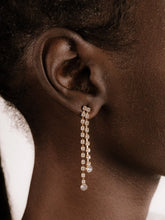 Crystal Sun Shower Dangle Earrings