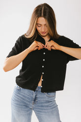 Camila Sweater in Black FINAL SALE