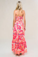 ROMANTICALLY SPEAKING WOVEN TOP AND SKIRT SET