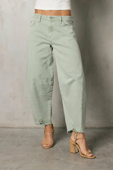 Capri Barrel Jeans