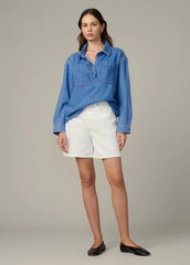 THE EASY DENIM POPOVER SHIRT