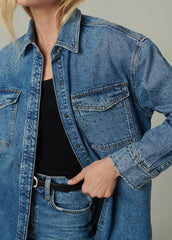 THE KATRINA CRYSTAL SHIRT JACKET