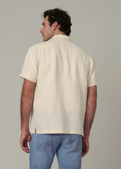 SHORT SLEEVE CAMP COLLAR SHIRT