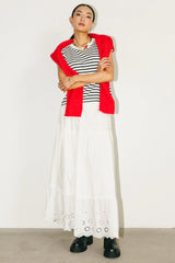 Maci Cardigan in Red