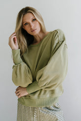 Belle Fleece Pullover Sweater