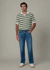 STRIPED CLUB POLO