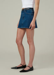 THE DENIM MICRO MINI SKIRT