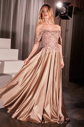 Bronwyn Gown A Line Dress With Removable Straps