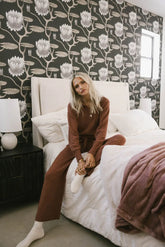 Breck Knit Pants in Brick FINAL SALE