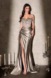 Bronte Gown Off The Shoulder Corset Dress