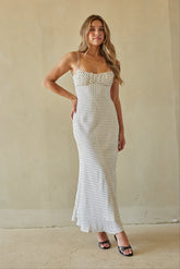 Candie Polka Dot Maxi Dress