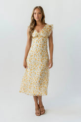 Avery Floral Midi Dress