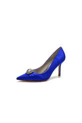 Cocktail Pointed Toe Crystal High Heels