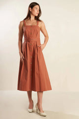 CALIFORNIA DREAMING BUTTON DOWN DRESS