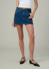 THE DENIM MICRO MINI SKIRT