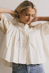 Ronan Pleated Blouse FINAL SALE