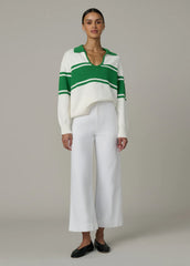 THE ROMIE POLO SWEATER