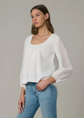 THE CARLI U NECK BLOUSE