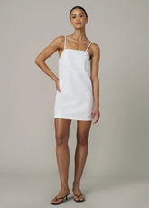 CLEAN DENIM SHIFT DRESS