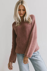 Aveline Knit Sweater in Red FINAL SALE