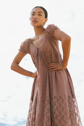Bailey Lace Dress in Rose FINAL SALE