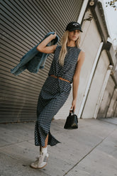 Baylor Plaid Midi Skirt