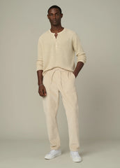 HENLEY SWEATER