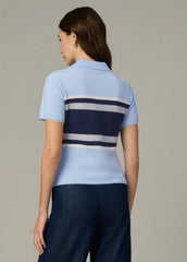 THE CASHMERE SHORT SLEEVE RUGBY POLO
