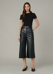 THE CULOTTE VEGAN LEATHER PANT