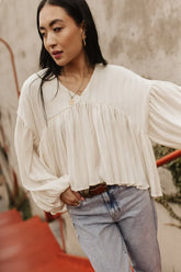 Bailey Textured Blouse FINAL SALE