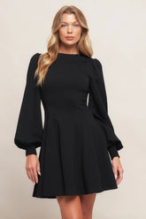 BLACK SWAN HEAVY KNIT MINI DRESS FINAL SALE