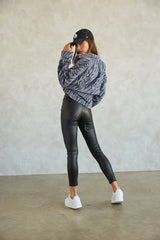 Edna Faux Leather Leggings