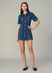 THE DENIM TUCKER SHIFT DRESS