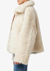 THE LISA REVERSIBLE SHEARLING LEATHER JACKET