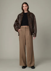 THE LUCA LEATHER BOMBER JACKET