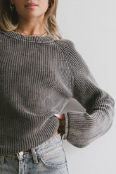Aveline Knit Sweater in Black FINAL SALE