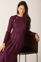 HIGH STANDARDS SWEATER MIDI DRESS FINAL SALE