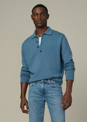 MERINO POLO SWEATER