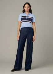 THE CASHMERE SHORT SLEEVE RUGBY POLO