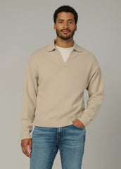 RELAXED POLO SWEATER