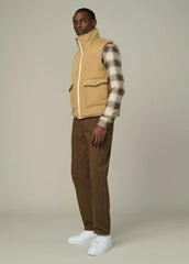 REVERSIBLE CORDUROY PUFFER