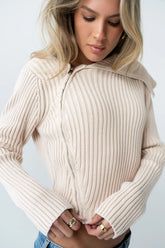 Beth Knit Jacket in Blush