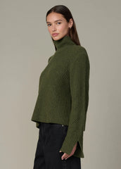 THE ELLA CABLE KNIT FUNNEL NECK SWEATER
